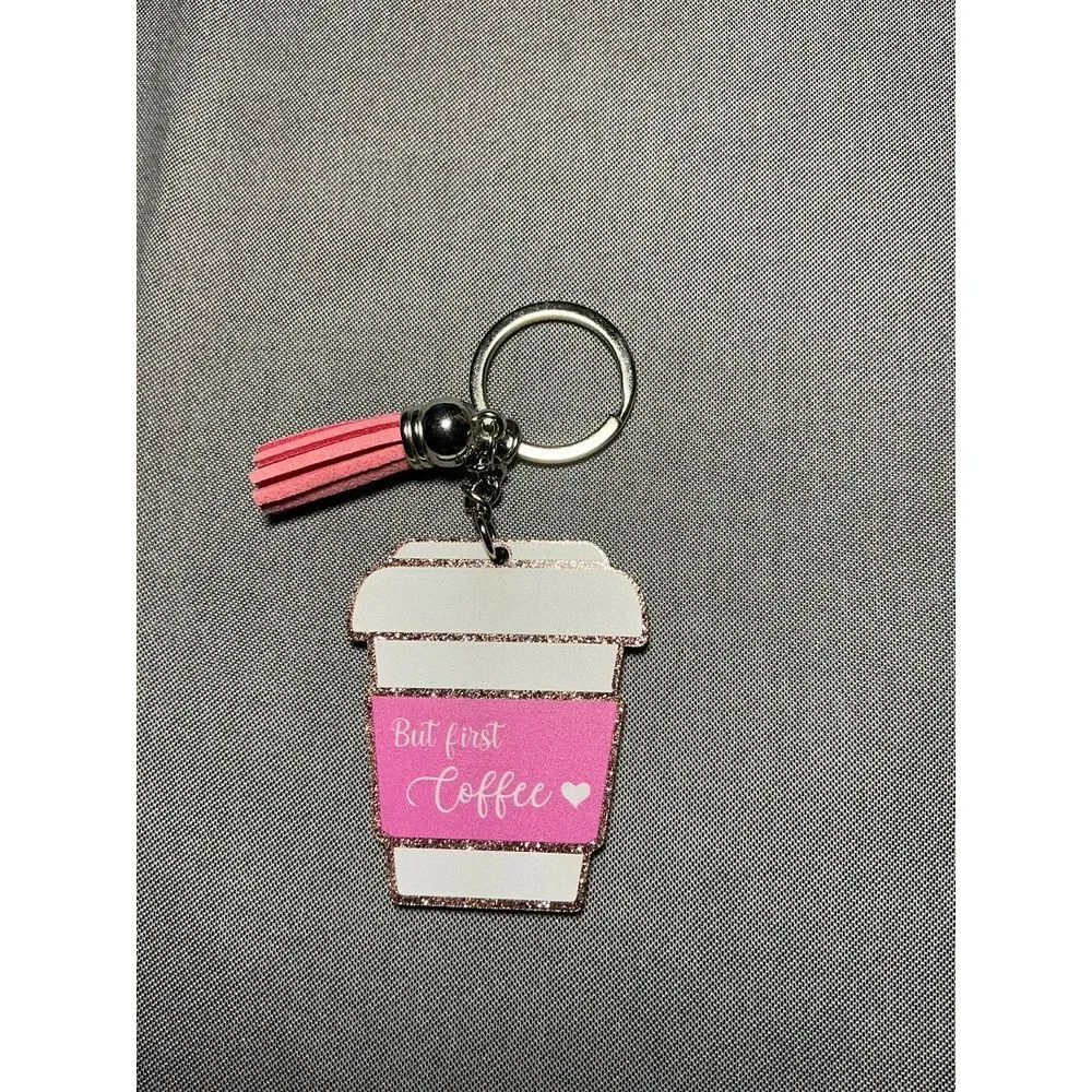 Coffee First Keychain - Picture 1 of 1